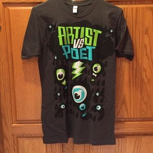 Artist  VS Poet band tee.