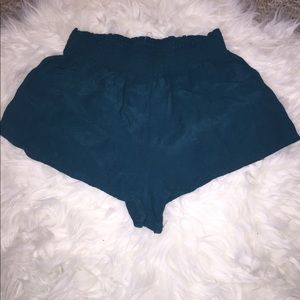 Dark teal shorts