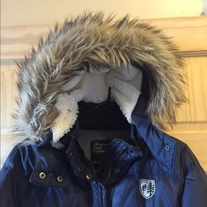 American Eagle Outfitters hooded coat.