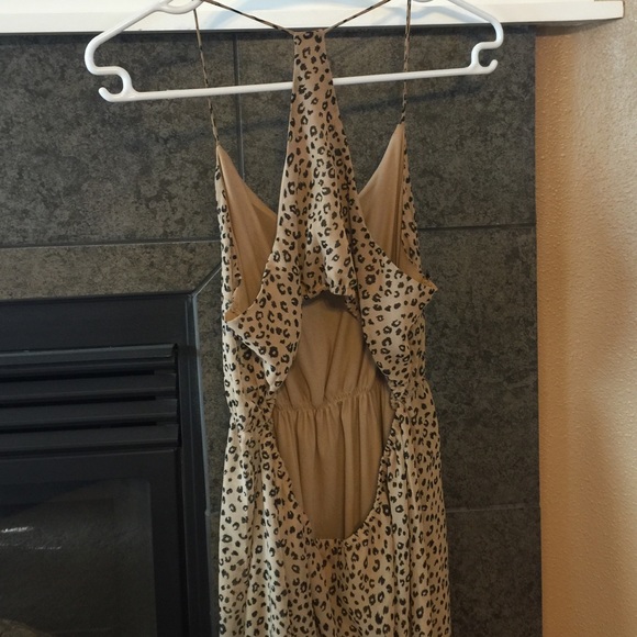 High low cheetah dress - Picture 2 of 2