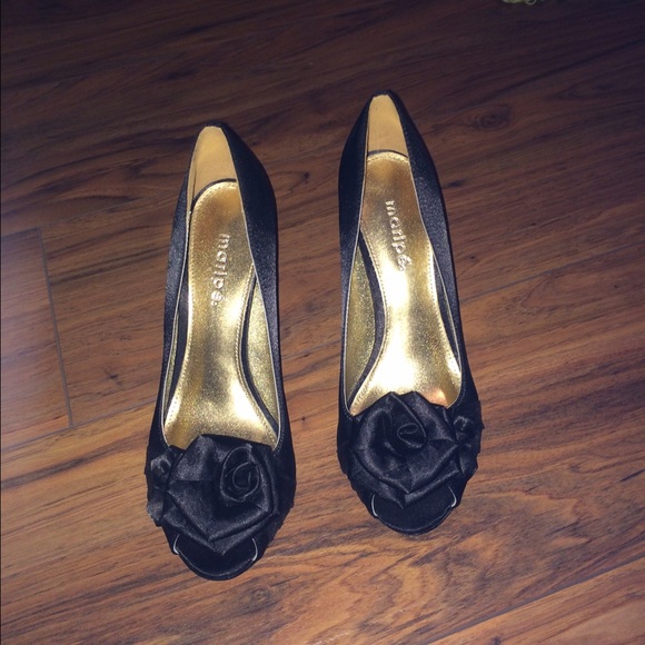 black heels
