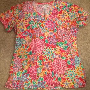 Bright Scrub Top