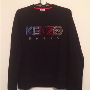 Kenzo Unisex Embroidered Logo Sweatshirt size M
