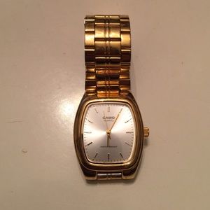 Gold Casio Watch