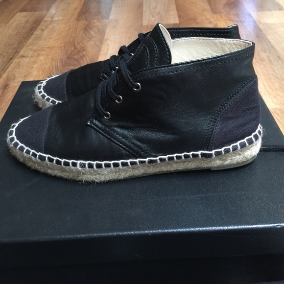 Chanel high top espadrilles black size 36 - Picture 4 of 4