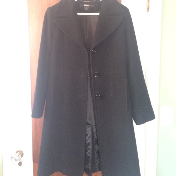 Classic wool coat from DKNY