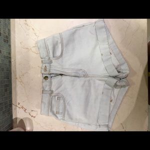 American apparel denim shorts