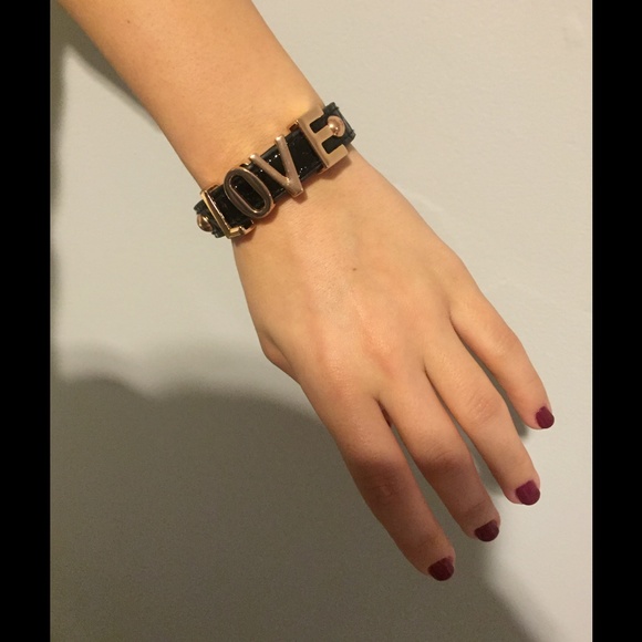 Black Love BCBG bracelet. never worn!!!! - Picture 2 of 2