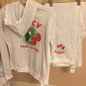 Brand new grey juicy sweatsuit