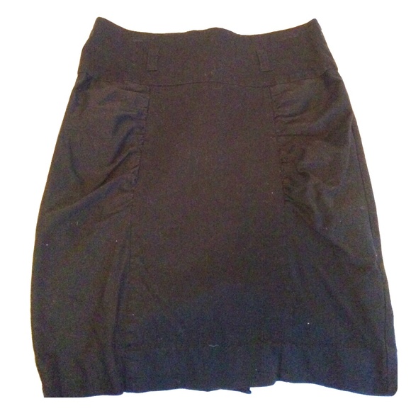Black pencil skirt