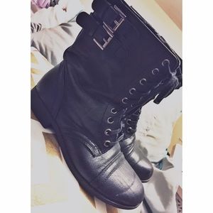 Black Combat Boots