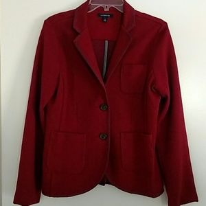 Lands End Red Blazer/Jacket.