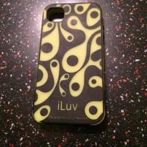 Green and black, glow in the dark, iPhone 4/4s