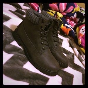 Grey Boots