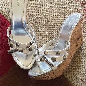 Sexy comfy bling wedges 💎