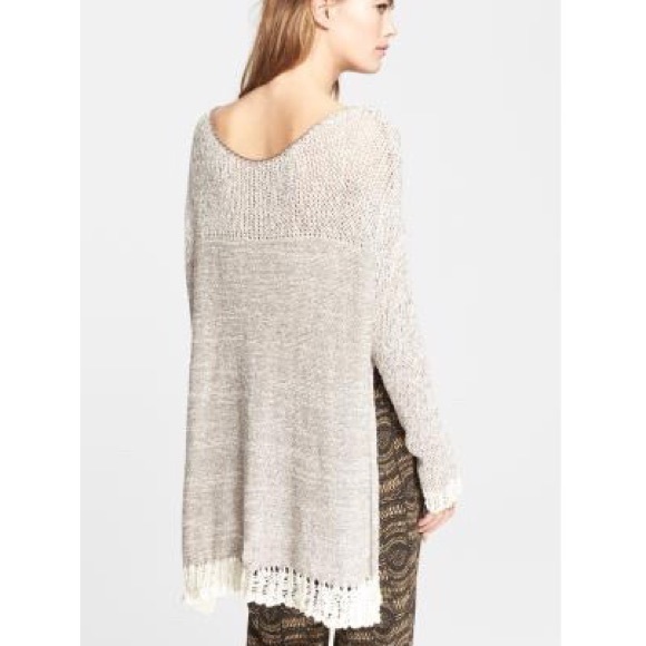 FREE PEOPLE Hand Knit Crochet Sweater - Picture 2 of 3