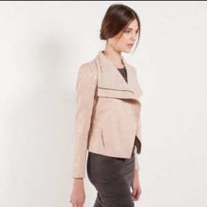 Maje Febbie Jacket Nude Sz 40