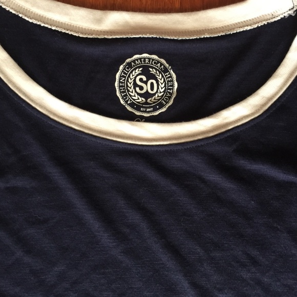 Blue and white tee! - Picture 2 of 2