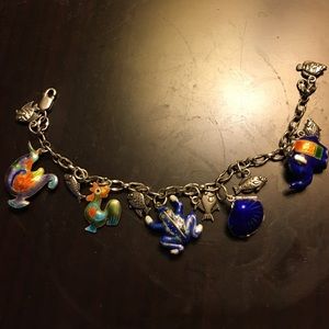 Animal charm bracelet