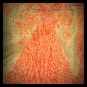 Peacock scarf