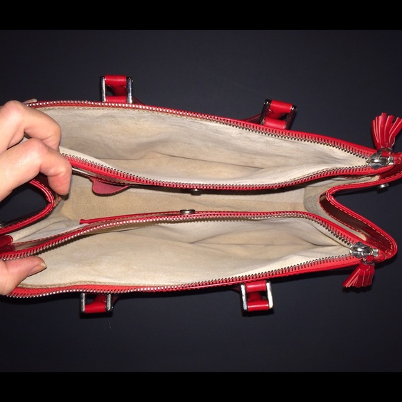 NEW! Vintage Anya Hidmarch Italian Leather Handbag - Picture 3 of 4