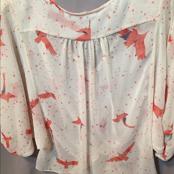 Potter's Pot Tops - SALE!! sheer tie front blouse Potter's Pot Tops - SALE!! sheer tie front blouse
