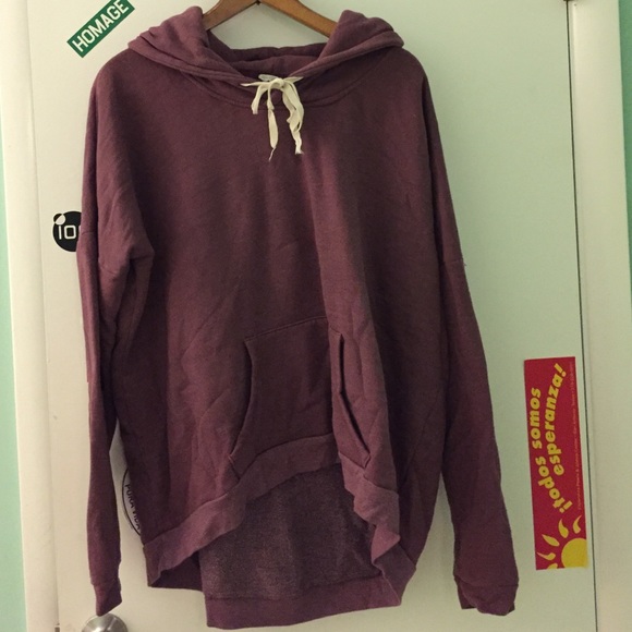 Burgundy hoodie