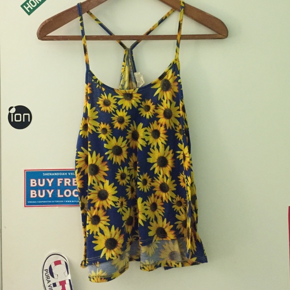 Sunflower tank top