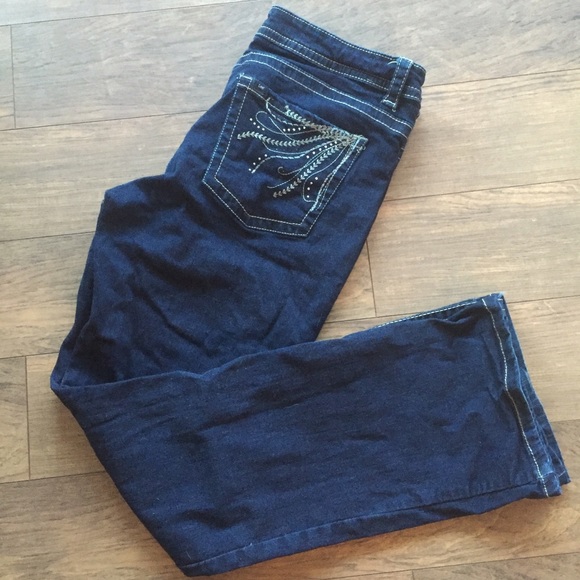 Lee Midrise Dark Blue Jeans