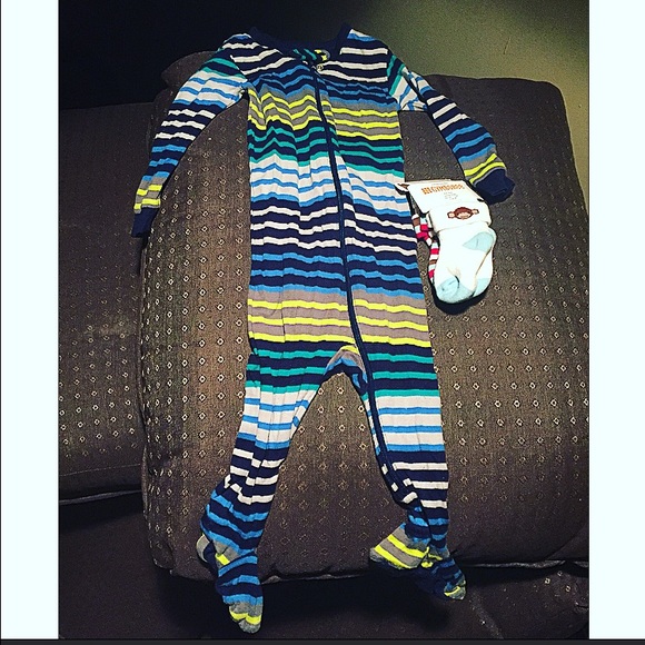 Baby boy socks and onesie!!