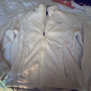 White North Face jacket