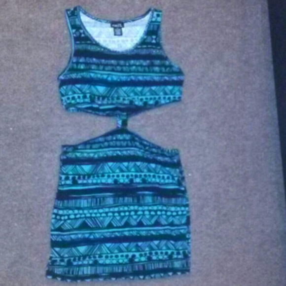 Crop top maxi