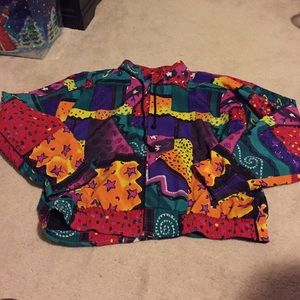 Colorful wind breaker