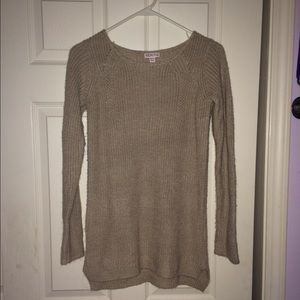 Beige Sweater/Sweater Dress