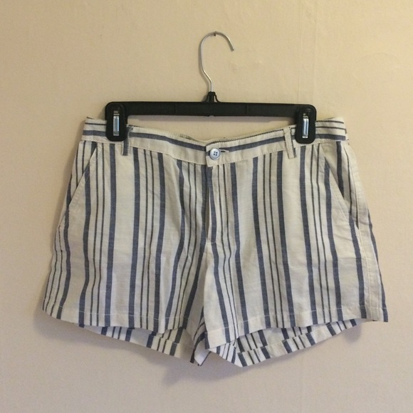 Mango Striped Cotton Shorts - Picture 4 of 6