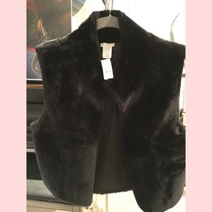 Faux fur vest