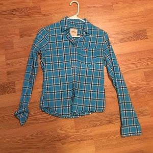 Plaid hollister shirt