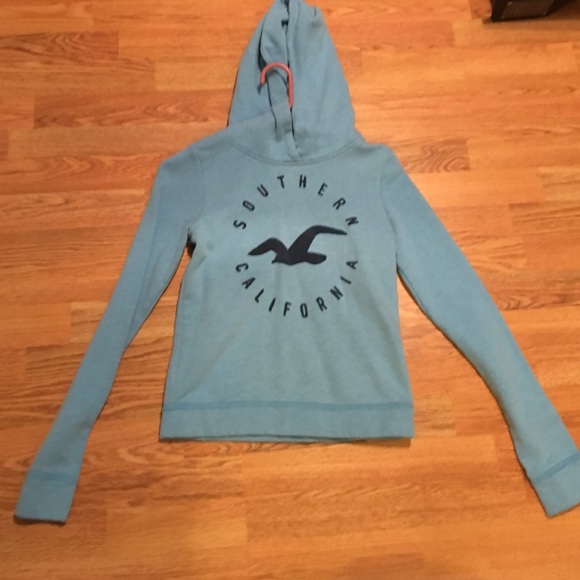 Blue hollister hoodie