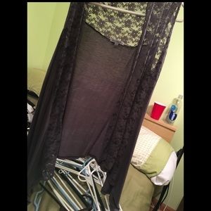 Charcoal gray thin sweater