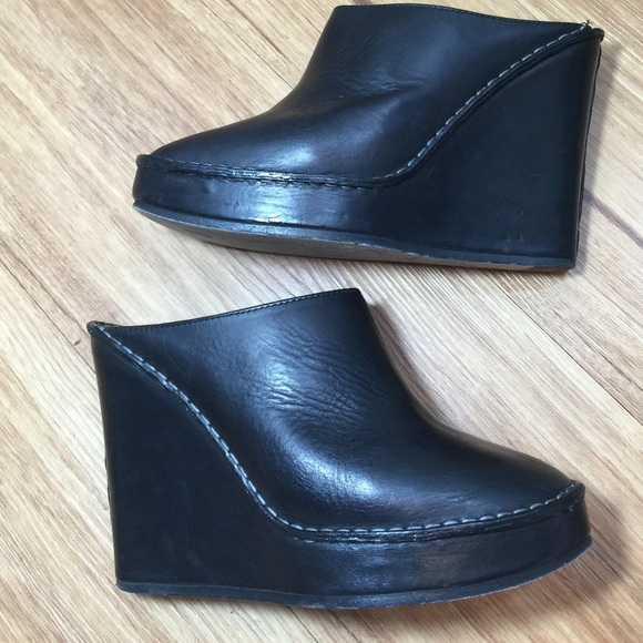 Chloe Shoes - Chloe black leather platforms