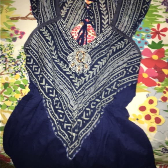 Free people beaded top