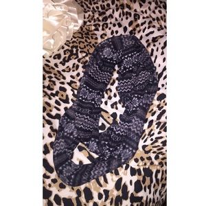 Patterned Fleece Infinity Scarf