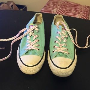 Tiffany blue converse all stars