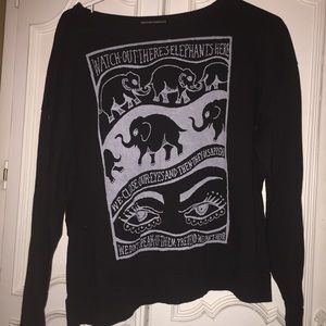 Graphic long sleeved T