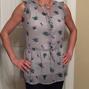 CLEARANCE! Sheer floral top