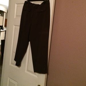 👖👖Brown ankle pants with buttons