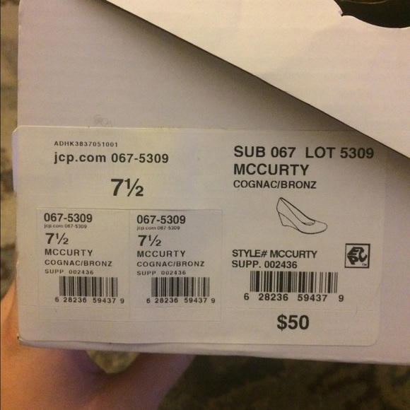 "call it spring" brown wedges only worn once - Picture 1 of 3