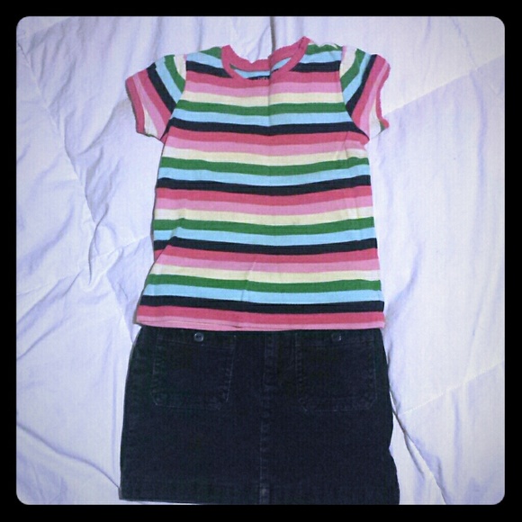 Kids shirt and skirt