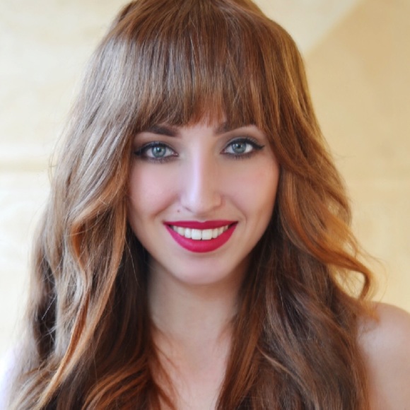 Luxury for princess clip on bangs in black New