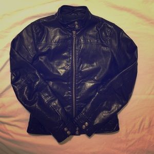 Gap Leather Motorcycle Jacket